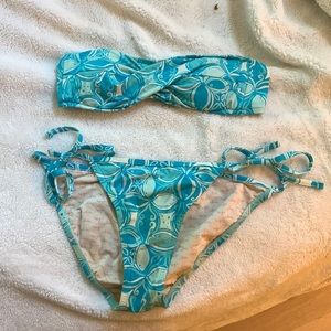 Blue Lilly Pulitzer bikini size small